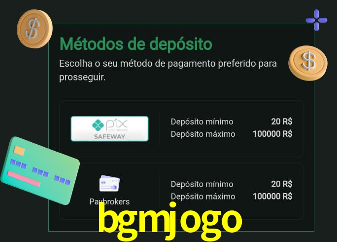 O cassino bgmjogo oferece uma grande variedade de métodos de pagamento