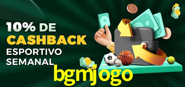 10% de bônus de cashback na bgmjogo